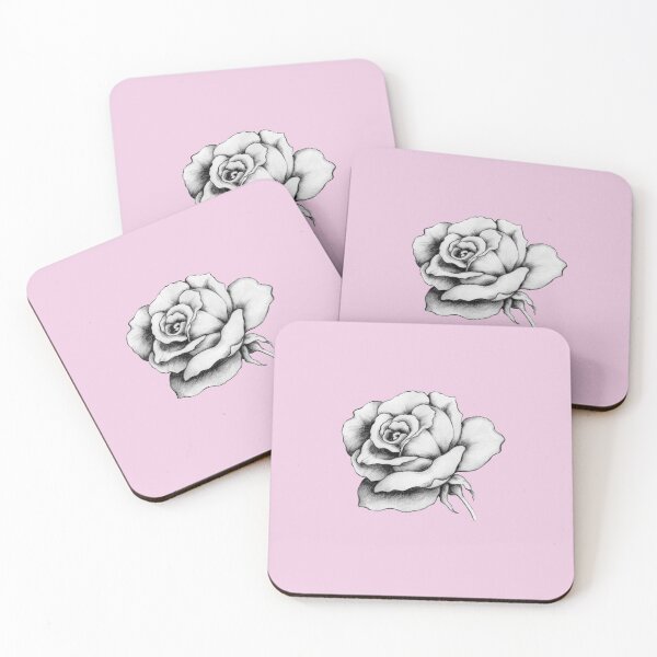 Item preview, Soft Romantic Pencil Drawing of Rose designed and sold by StudioTina.