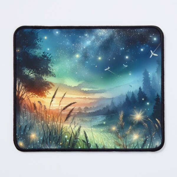 Item preview, Magical Starry Night #57 Throw Pillow designed and sold by LLdreams.