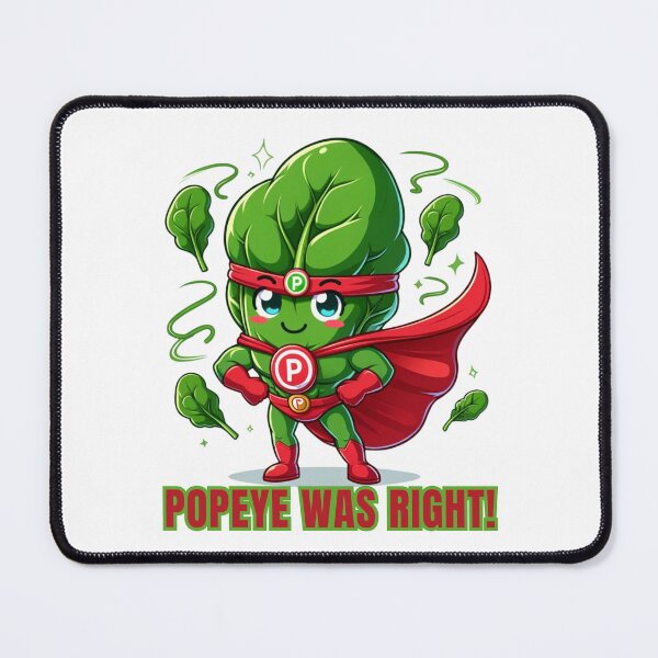 Item preview, Super Spinach Hero Mascot designed and sold by vk09.