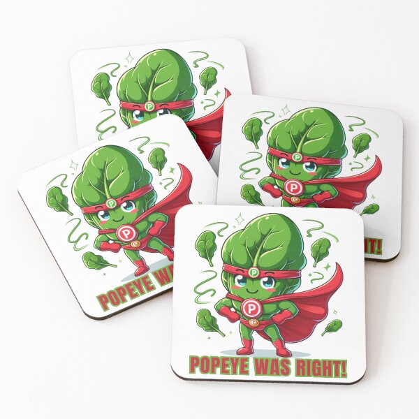 Item preview, Super Spinach Hero Mascot designed and sold by vk09.