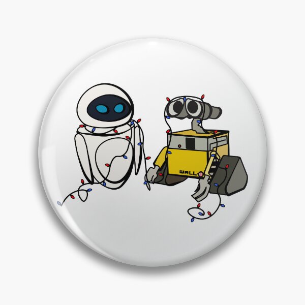 Item preview, EVE and WALL-E designed and sold by Here-We-Go.