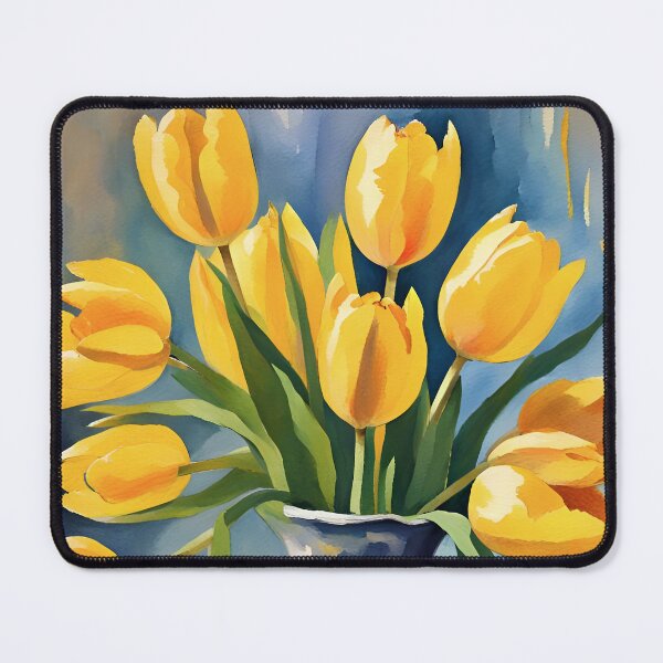 Item preview, Yellow Tulips in a Vase designed and sold by ADCImages.