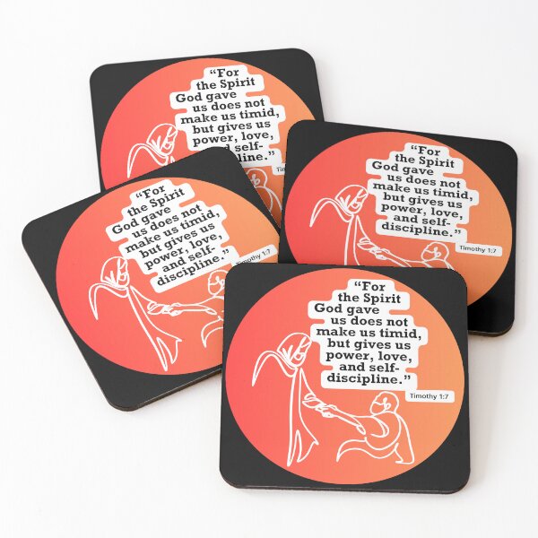 Item preview, Bible Verses For Strength - Timothy 1:7 designed and sold by SpartanDStore.