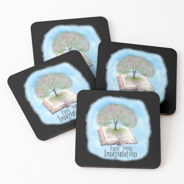 Item preview, Free Your Imagination - Book & Tree designed and sold by SeledineArt.