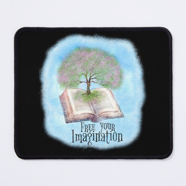 Item preview, Free Your Imagination - Book & Tree designed and sold by SeledineArt.