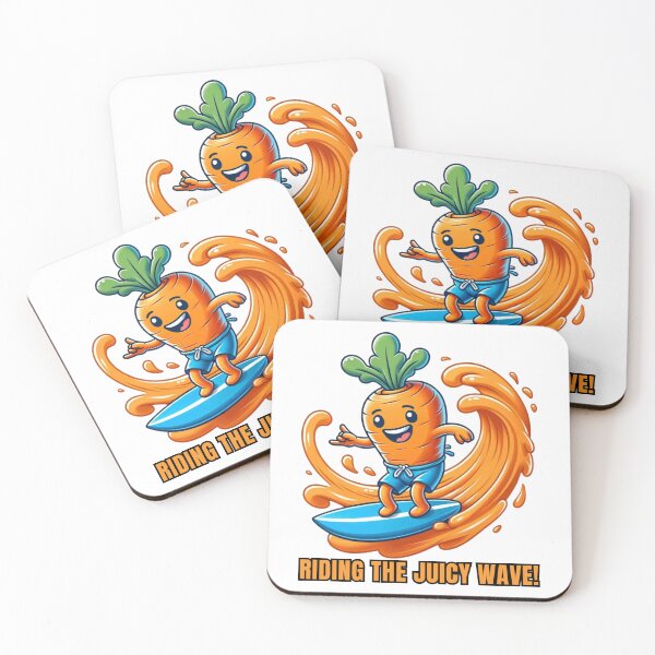 Item preview, Surfing Carrot Adventure Illustration designed and sold by vk09.