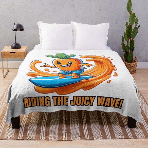 Item preview, Surfing Carrot Adventure Illustration designed and sold by vk09.