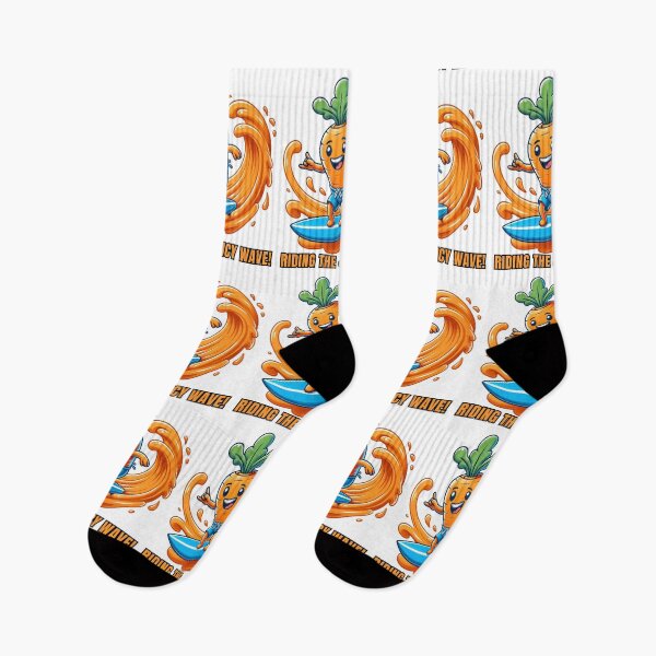 Item preview, Surfing Carrot Adventure Illustration designed and sold by vk09.