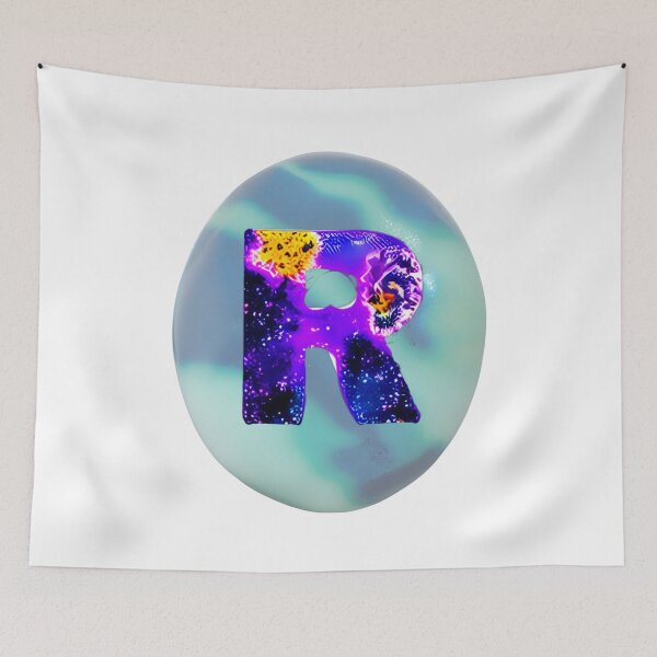 Item preview, letter R, monogram 2. typography collage. ABC art. gift designed and sold by Minibubb.