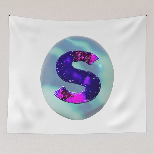 Item preview, letter S, monogram 2. typography collage. ABC art. gift designed and sold by Minibubb.