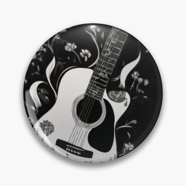 Item preview, Apply a watercolor effect to a guitar silhouette, creating a splatter of vibrant colors designed and sold by Mygifts93.