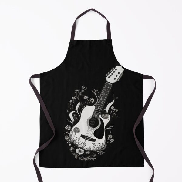 Item preview, Apply a watercolor effect to a guitar silhouette, creating a splatter of vibrant colors designed and sold by Mygifts93.