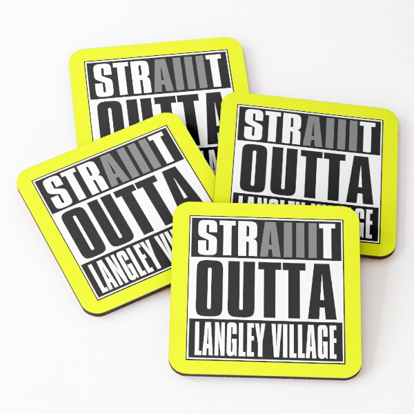Item preview, STRAIGHT OUTTA LANGLEY VILLAGE (ALI G) designed and sold by The Unique Geek.