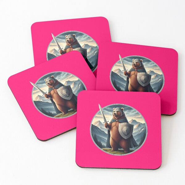 Item preview, MEDIEVAL BEAR - #FF0066 designed and sold by Marlon Oseguera.