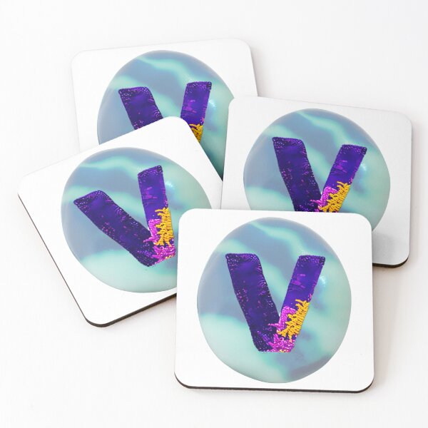 Item preview, letter V, monogram 2. typography collage. ABC art. gift designed and sold by Minibubb.