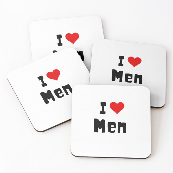 Item preview, I Love Men Red designed and sold by Evebabee.