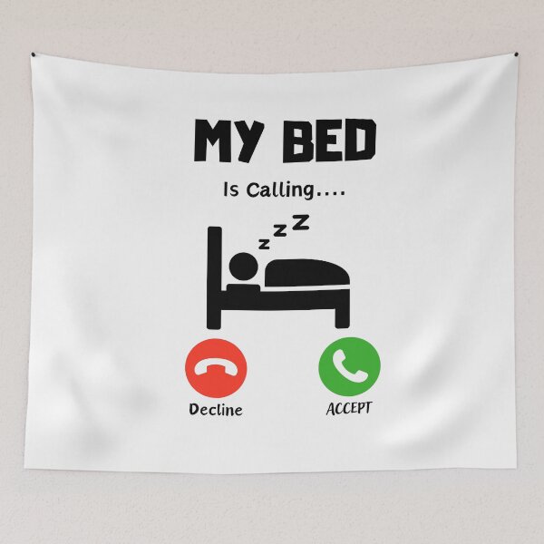 Item preview, My Bed is Calling Phone Screen - Entry call designed and sold by Manara  -Art.