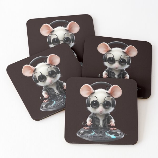Item preview, Unique DJ Animal Designs - Gamer Mouse Cute designed and sold by vuslatmedia.