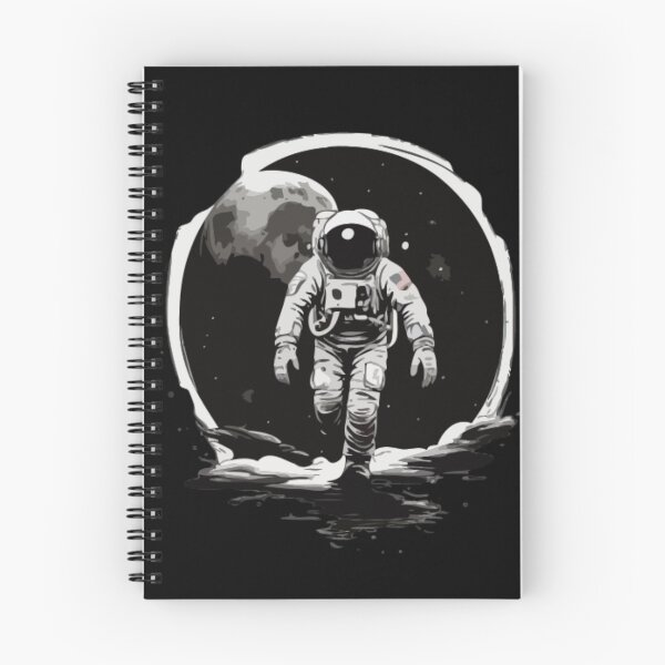 Item preview, In the inky blackness of space, the silhouette of a solitary astronaut floating designed and sold by Mygifts93.