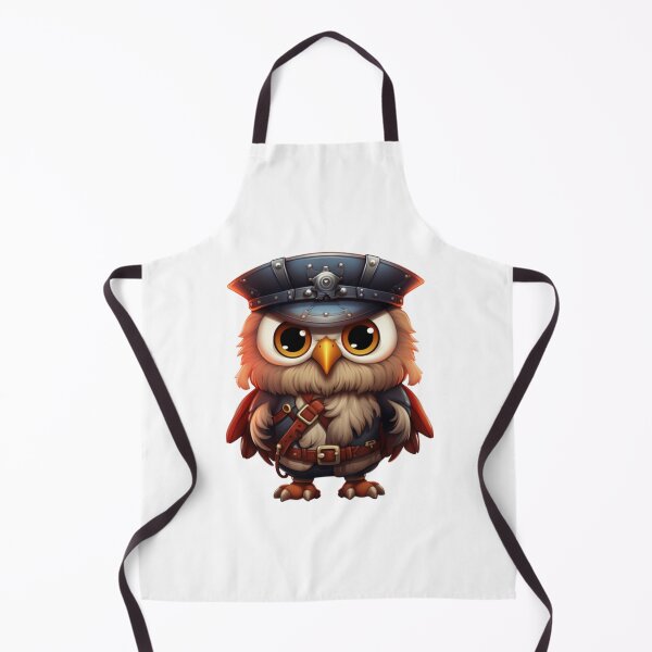 Item preview, Kawaii Owl Pirate designed and sold by KawaiiArtStyle.