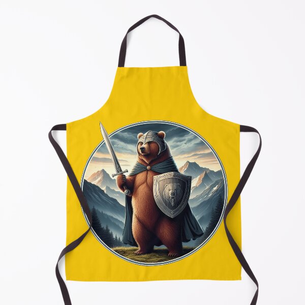 Item preview, MEDIEVAL BEAR - #FFCC00 designed and sold by Marlon Oseguera.