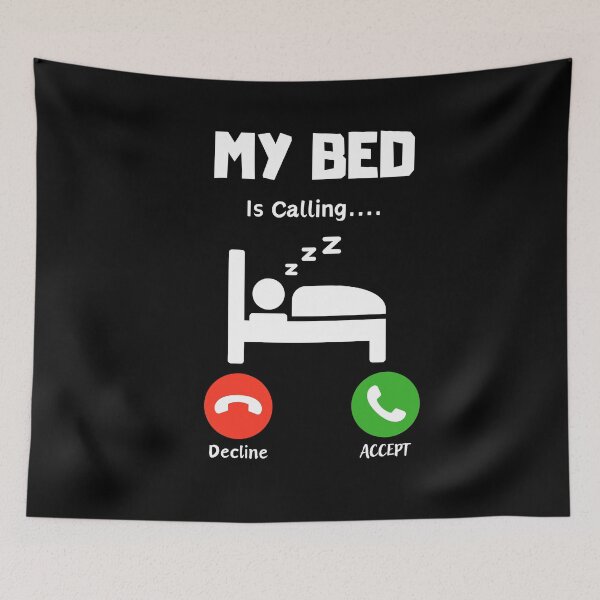 Item preview,  My Bed is Calling Phone Screen - Entry call designed and sold by Manara  -Art.