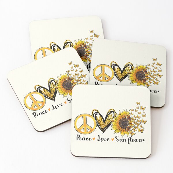 Item preview, Peace Love Sunflower designed and sold by Margival.