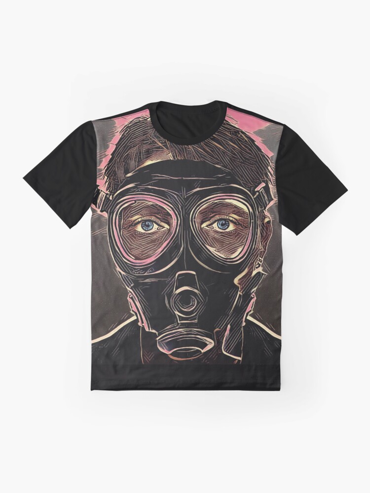 Alternative Ansicht von INFERNO MASK DOWNFALL Grafik T-Shirt