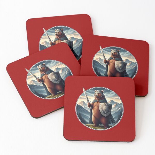 Item preview, MEDIEVAL BEAR - #990000 designed and sold by Marlon Oseguera.