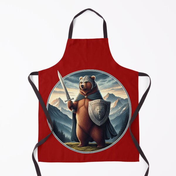 Item preview, MEDIEVAL BEAR - #990000 designed and sold by Marlon Oseguera.