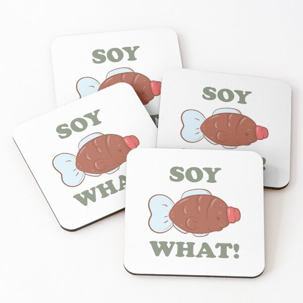 Item preview, Kawaii Food Soy Sauce Sushi Pun  designed and sold by mind over morgan .