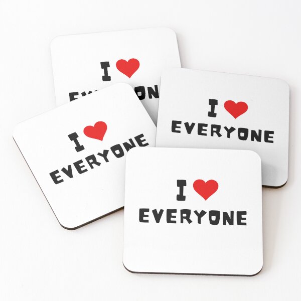 Item preview, I Love Everyone Red designed and sold by Evebabee.