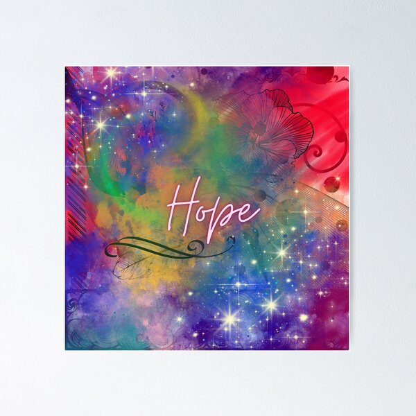 Item preview, Watercolor Splash: Hope designed and sold by writebythepond.