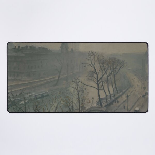 Item preview, Houses being demolished on Quai de Conti, Albert Marquet |84--Paris, Le Quai Des Grands Augustins, Crépuscule ( circa 1938)  by Albert Marquet  designed and sold by TeeARTHY.
