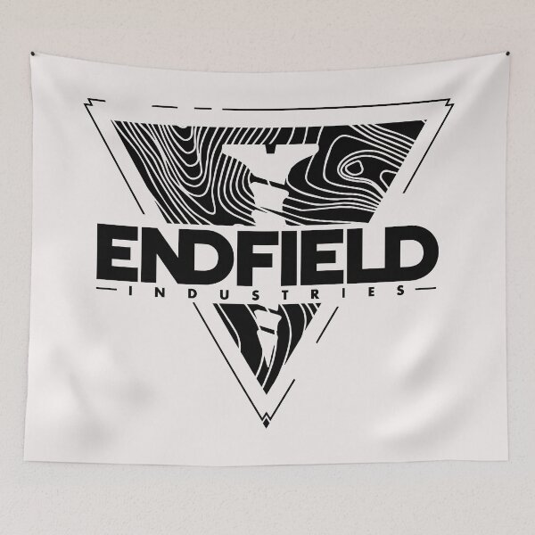 Item preview, Arknights Endfield Industries Black Emblem designed and sold by SkyPouikPouik.