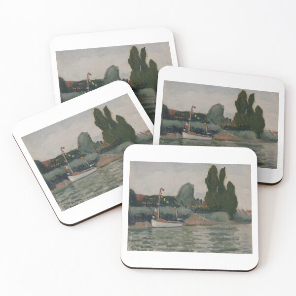 Item preview,  Poissy, flagged boat Albert Marquet | Poissy, bateau pavoisé by Albert Marquet  designed and sold by TeeARTHY.