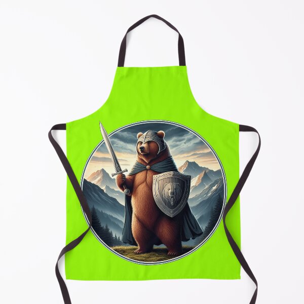 Item preview, MEDIEVAL BEAR - #99FF00 designed and sold by Marlon Oseguera.