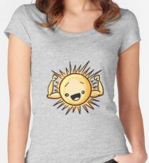 HAPPY SUN Women's Fitted Scoop T-Shirt