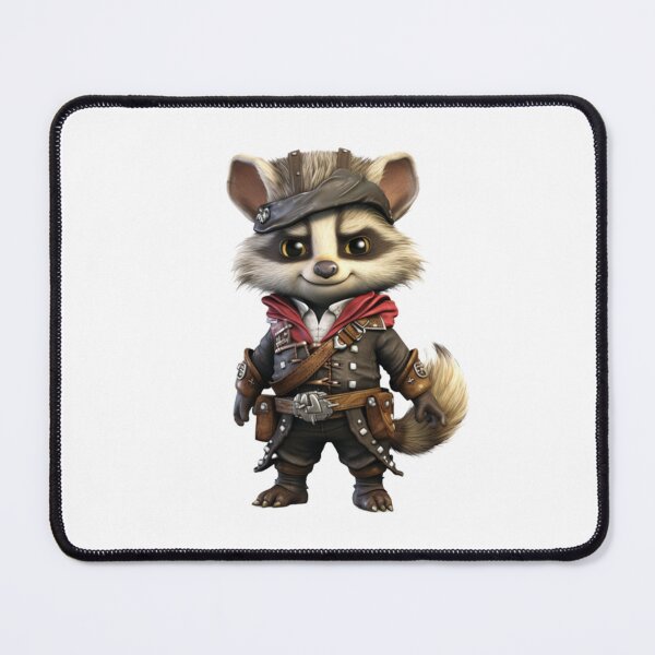 Item preview, Kawaii Raccoon Pirate designed and sold by KawaiiArtStyle.