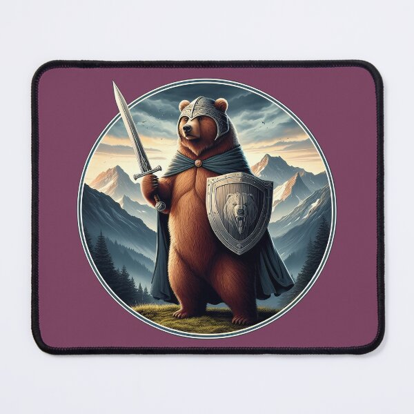 Item preview, MEDIEVAL BEAR - #783B59 designed and sold by Marlon Oseguera.