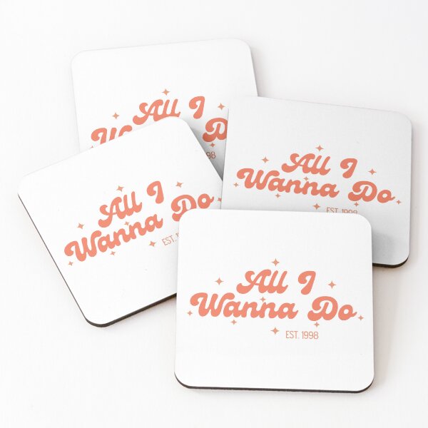 Item preview, All I Wanna Do - Title Coral designed and sold by NoMoreLateFees.