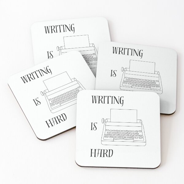 Item preview, Writing is Hard designed and sold by Leenaslovelies.