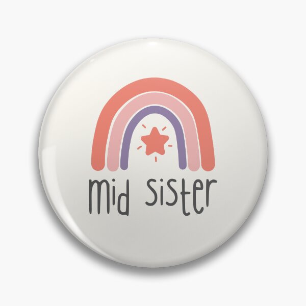 Item preview, Mid Sister - Cute Rainbow - Gift For Your Mid Sis designed and sold by patternjp.