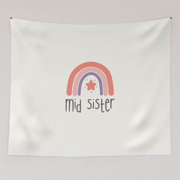 Item preview, Mid Sister - Cute Rainbow - Gift For Your Mid Sis designed and sold by patternjp.