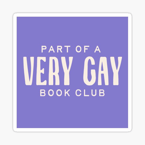 Artikel-Vorschau von sehr schwuler Buchclub, designt und verkauft von careofjacks.