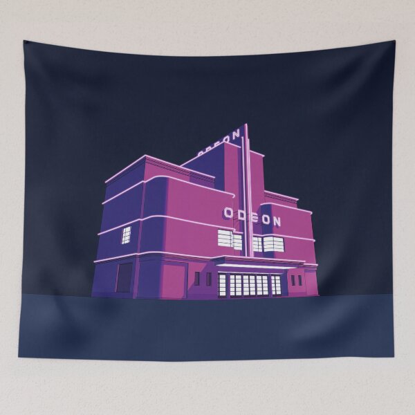 Item preview, ODEON Balham at night designed and sold by 6040.studio.