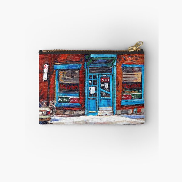 Item preview,  Montreal Memories Wilensky's Diner Doorway Best Original Canadian Paintings For Sale  designed and sold by Carole  Spandau.