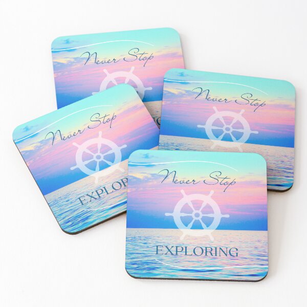 Item preview, Never Stop Exploring designed and sold by StokedTurtle.