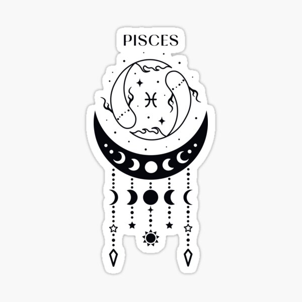 Item preview, Pisces Astrology designed and sold by ZodiacWonders.