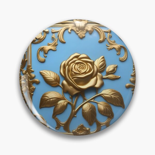 Artikelvorschau, Barock inspirierte Goldrose entworfen und verkauft von DesignsByPrnces.